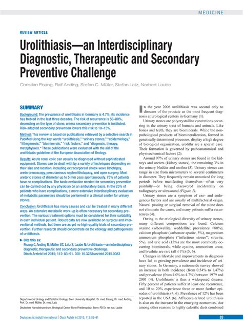 erotiths|Urolithiasis—an Interdisciplinary Diagnostic, Therapeutic and .